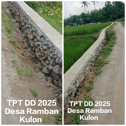 Anggaran Dana Desa Tahun 2025 Dialokasikan Ke Proyek TPT dan Ducker