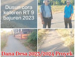 Desa Bajuran,”Proyek Pengasapalan Yang Didanai  Dana Desa Tahun 2023 Dan 2024  Di Duga Di Borongkan