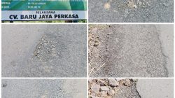CV Baru Jaya Perkayasa,”Kerjakan Proyek Tambal Sulam Hanya Umur 3 hari Sudah Asal Asalan !!!.. Dinas BSBK Tutup Mata
