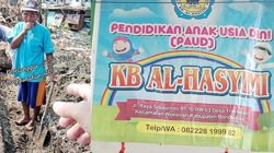 Miris!!!.. Tanpa Papan Nama Proyek  Pembangunan Gedung Paud Al Hasyimi Desa Trakatakan Wonosari Diduga Proyek Siluman