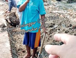 Kontraktor,”Proyek Pekerjaan Gedung Paud Al.Hasyimi Desa Traktakan Tak Patuhi Aturan UUK3,Para Pekerja Tidak Memakai APD melanggar UU RI No 13/ Tahun 2003 tentang keselamatan kerja, Dan KetenagaKerjaan.