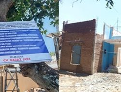 Kontraktor CV Bagaz Jaya  Kerjakan Proyek Pembangunan Rehab Gedung Balai KB Kecamatan Cereme,” Total Melanggar Spesifiksasi Teknis,”