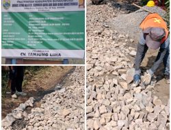 Kontraktor CV Tanjung Lima Kerjakan Proyek Jalan Aspal Di Dusun Campoan Desa Gentong Melanggar Spesifikasi Tehknis