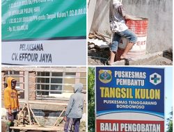 Kontraktor CV Eefour Jaya Kerjakan Rehab Pustu Desa Tangsil Kulon Melanggar Spektehknis Dan Asal Asalan.