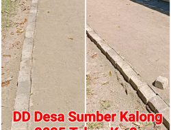 Dana Desa Sumber Kalong,”Asal Asalan Proyek Pemasangan Paving Block Kastin Di Kerjakan belakangan Ini Akibatnya Rakyat Yang Di Rugikan